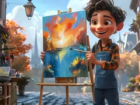 Arte ilustrativa de animação