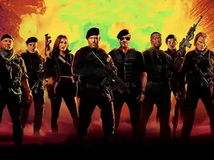 Arte ilustrativa de filme de ação