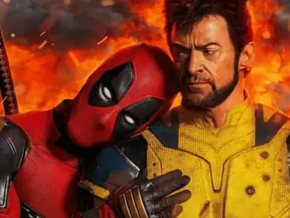 Arte ilustrativa de filme de super-heróis