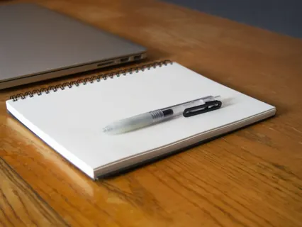 Notebook no escritório