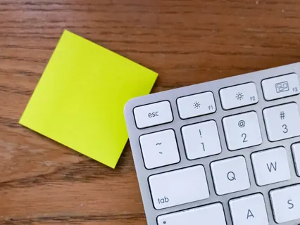 Teclado no escritório